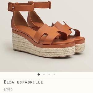 Hermes Elda espadrilles Wedge Sandals